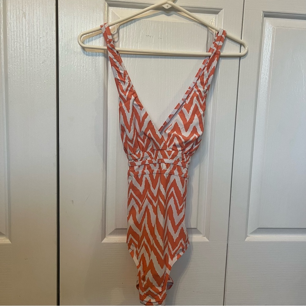 Chevron One Piece Swimsuit